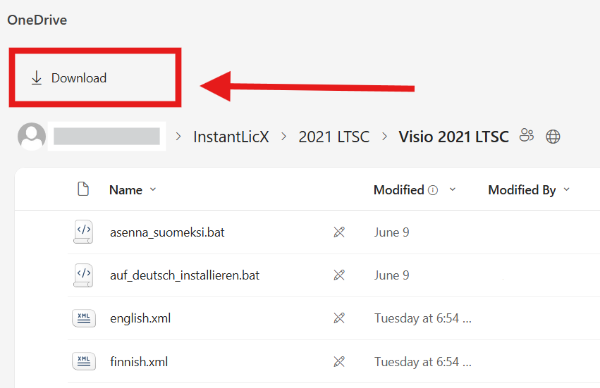 InstantLicX LTSC product and version download selector
